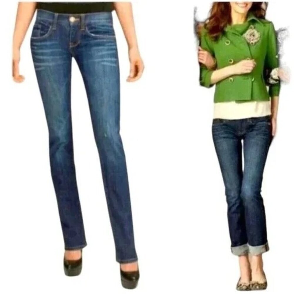 VINTAGE CABI Laguna Slim Jeans Dark Wash Sz 4 #222 EUC